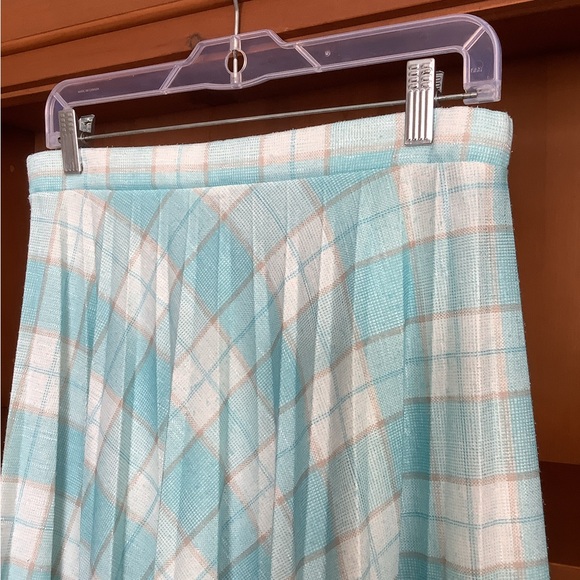 Vintage 1970s D’Allaird’s Plaid Midi Skirt | Union Label Made in Canada Size 10 - Picture 7 of 10